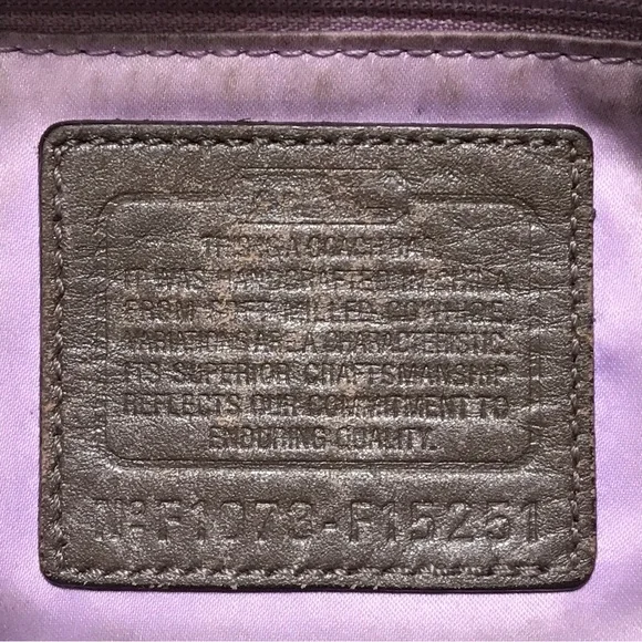 🐙Coach Chocolate Brown Pebble Leather Bag🐙 - Picture 3 of 8